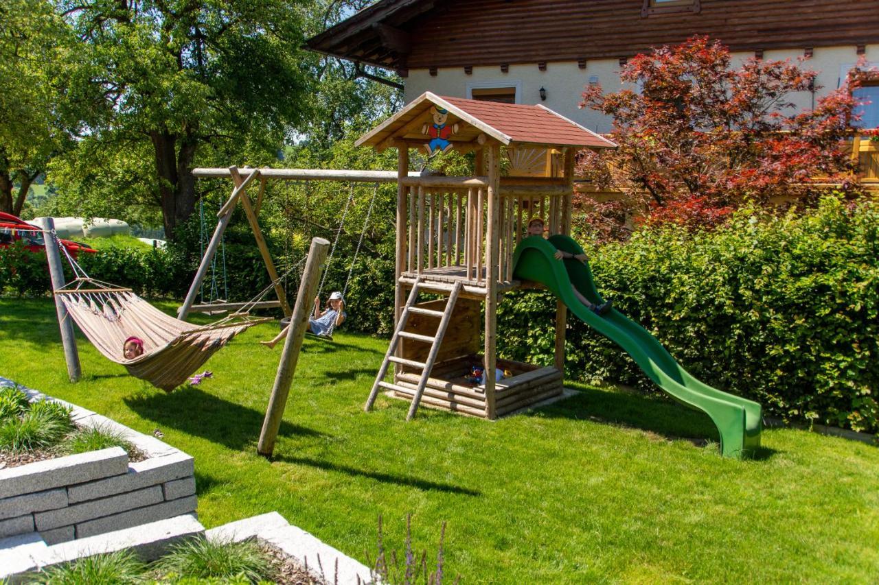 Kinderbauernhof Salmanner Steinbach an der Steyr Exteriör bild