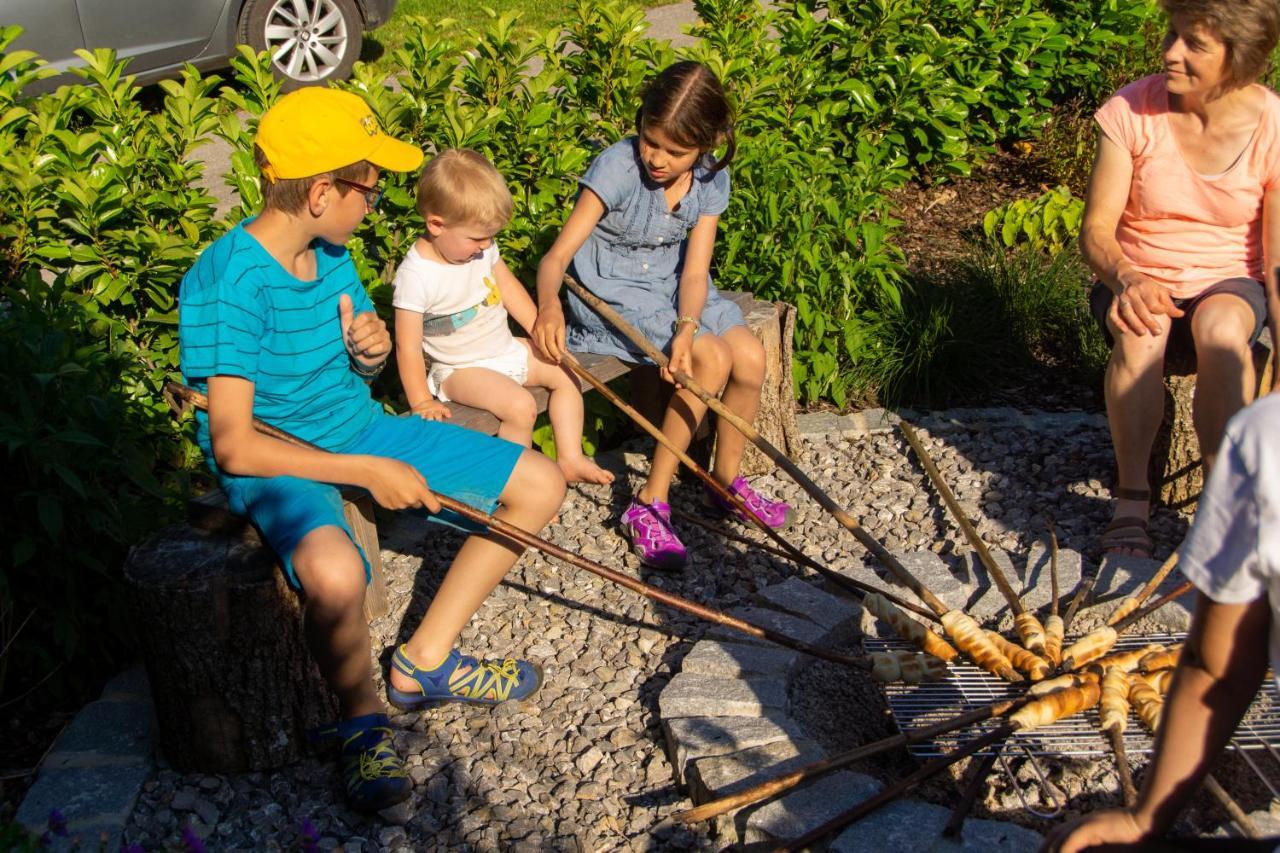 Kinderbauernhof Salmanner Steinbach an der Steyr Exteriör bild